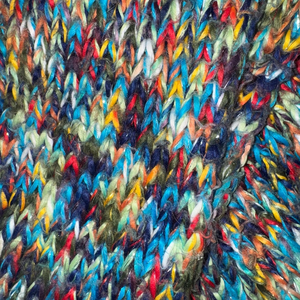 Multicolor Knit Scarf - Picture 3 of 3